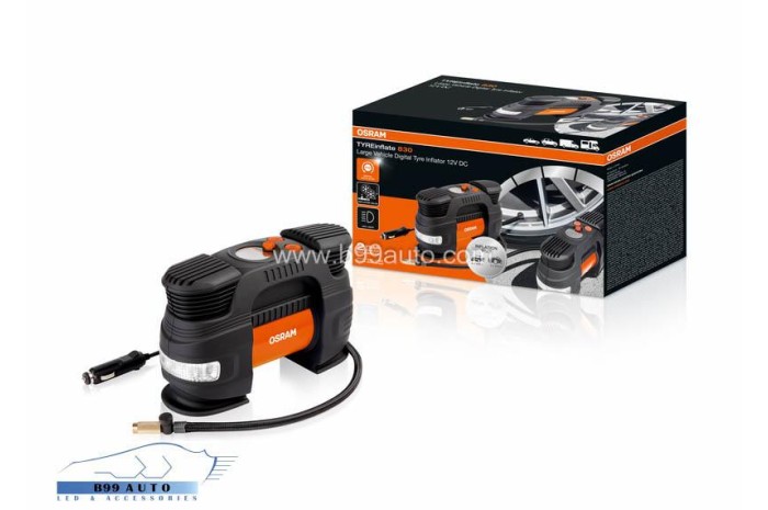 Osram TYREinflate 830 Légkompresszor - Gumiabroncs pumpa nagy méretű járművekhez